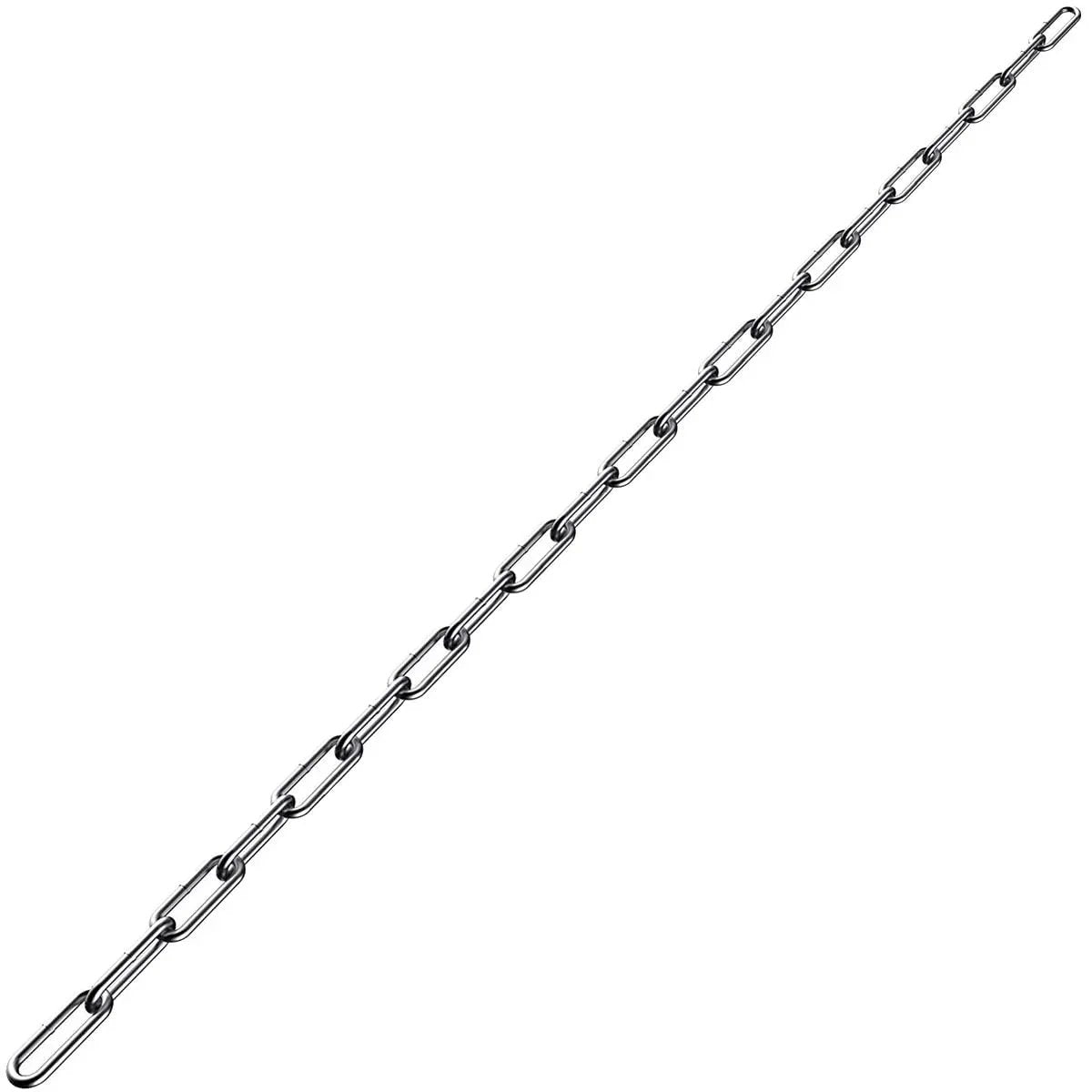 6.5 Foot 5/64 Inch Stainless Steel Chain For Home And Outdoor Use Light Duty Metal Link Chain For Hanging And Camping Accessories