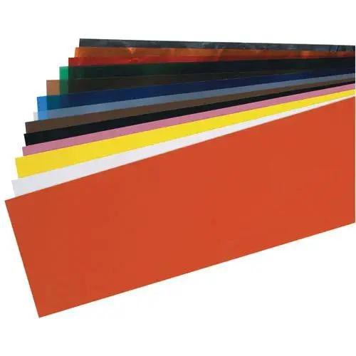 14 Piece Plastic Shim Stock Assortment With Color Coded Sheets 5 Inch By 20 Inch Durable Shim Spacers For Automotive And DIY Projects.