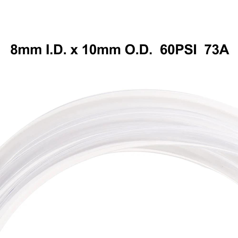 Clear PVC Vinyl Tubing 8mm ID By 10mm OD Flexible Lightweight Hose 3.3 Ft BPA Free Oil Resistant Multipurpose Line for Water Aquariums