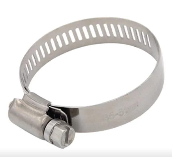 Premium Marine Grade 316 Stainless Steel Hose Clamp with 12.7mm Band for Saltwater Boats front view