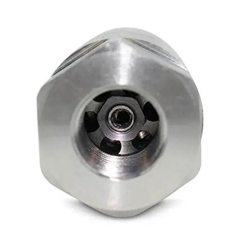Flat Face Quick Connect Couplers For Skid Steer Half Inch NPT Thread High Flow Two Sets With Dust Caps Interchangeable front view