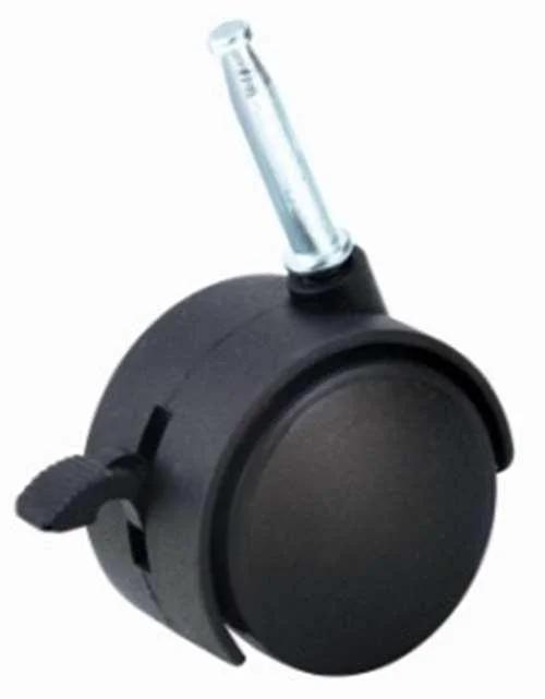 42mm Caster Wheel 55 Lbs - Brake Nylon Stem