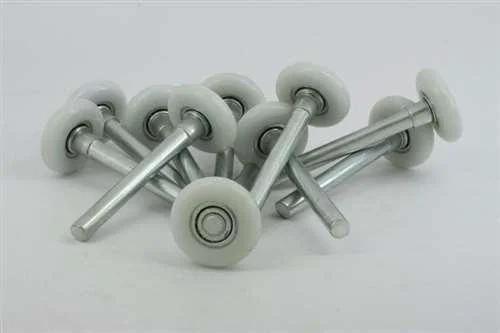 46mm Nylon Track wheel Combined - 114mm Axle 10-Pack Bearings