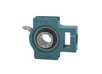 1-1/2 in wide slot set-screw take-up bearing UCST208-24 single, full-slot housing for conveyor and linear slide use, fits 1.5 in (38.1 mm) shaft, sealed ball bearing and ceramic insert options