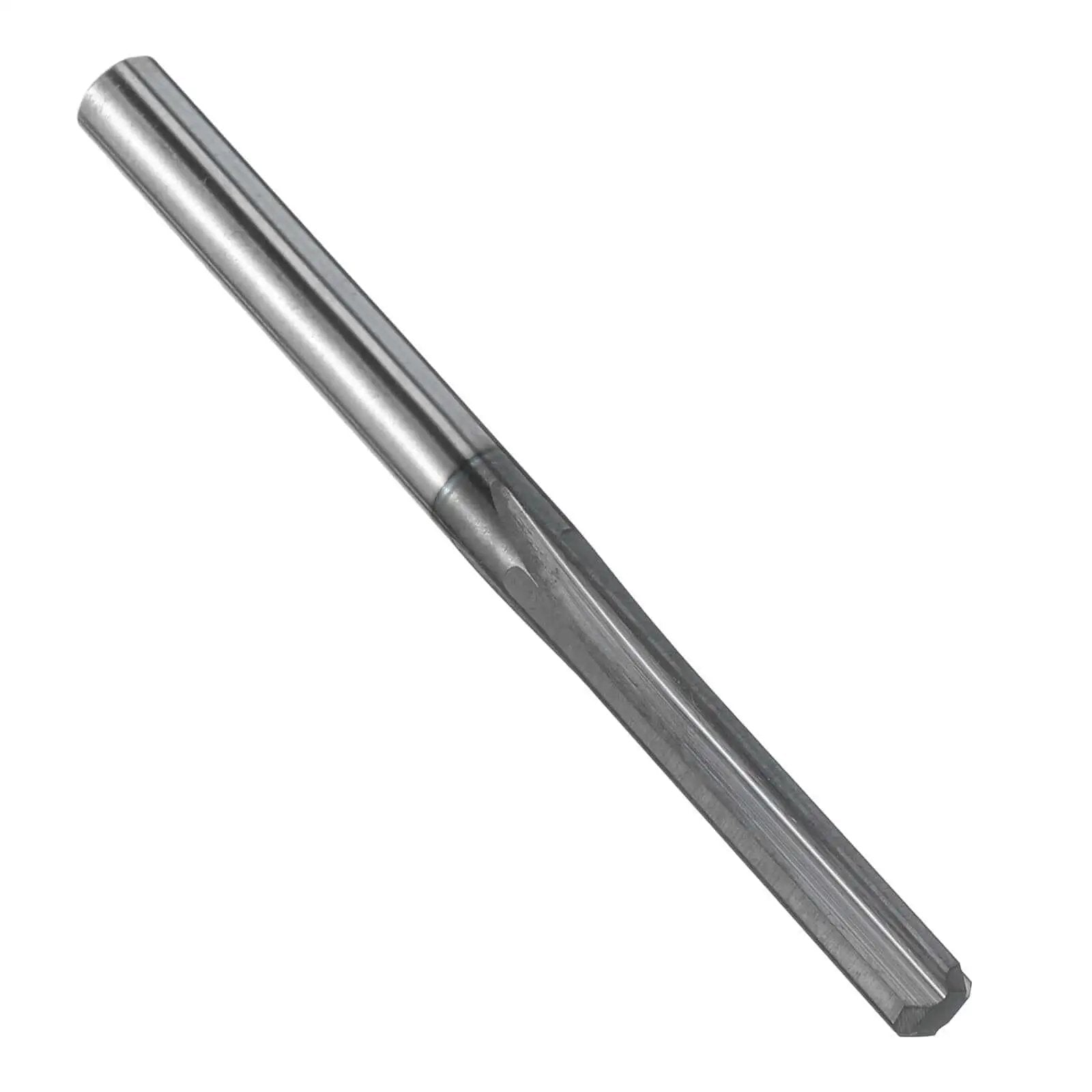 4mm Solid Carbide Chucking Reamer for Lathe Machines with 4 Spiral Flutes and Straight Shank H7 Precision Hole Reaming Tool by uxcell