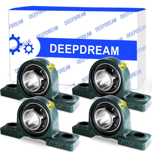4 PCS UCP202-10 5/8 inch Pillow Block Bearing Mounted Pillow Block Bearing 5/8" Inside Diameter with packaging