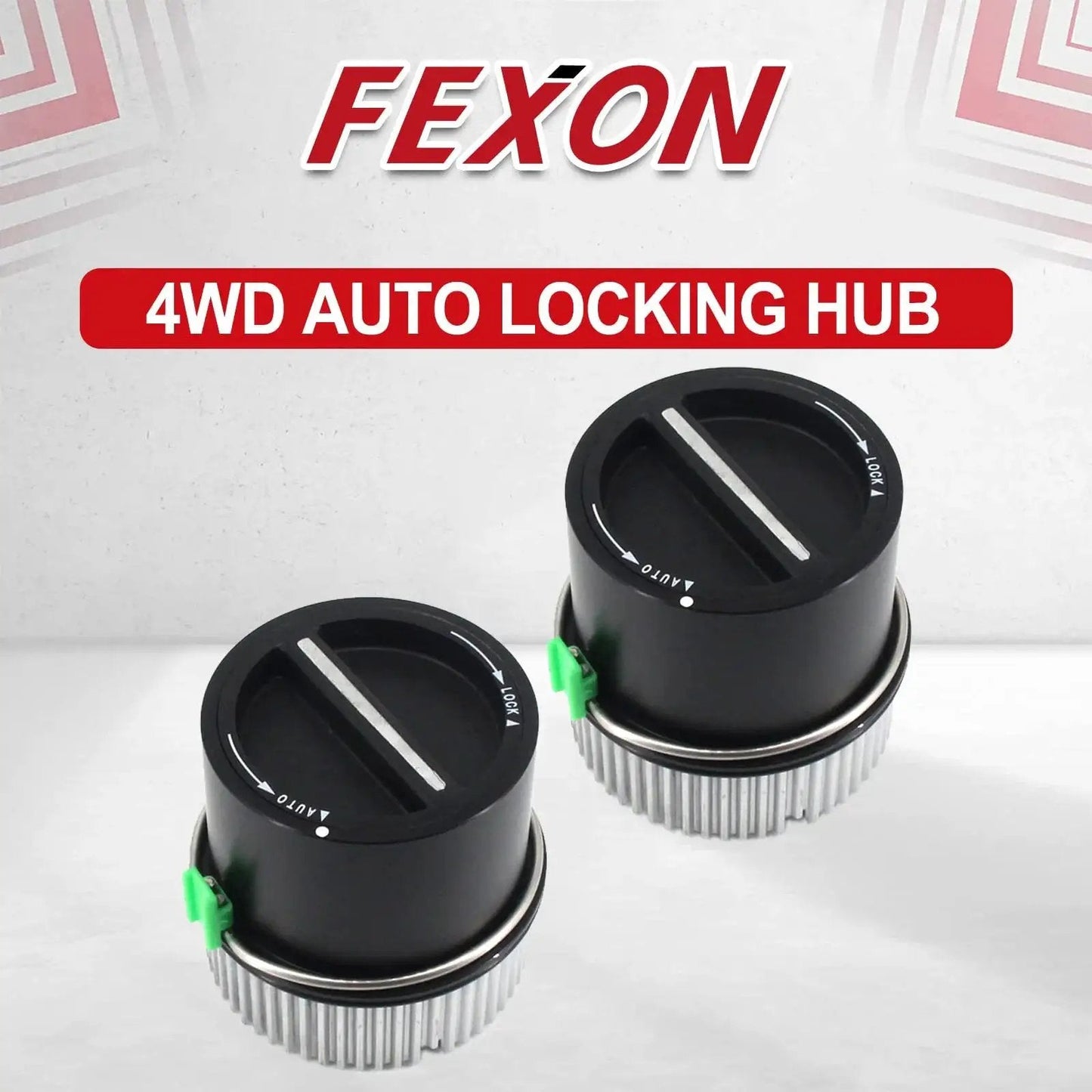 4WD Auto Locking Hub Pair Kit Replacement For Ford F-Series 1999-2004 F250 F350 F450 F550 Super Duty, Excursion 2000-2005