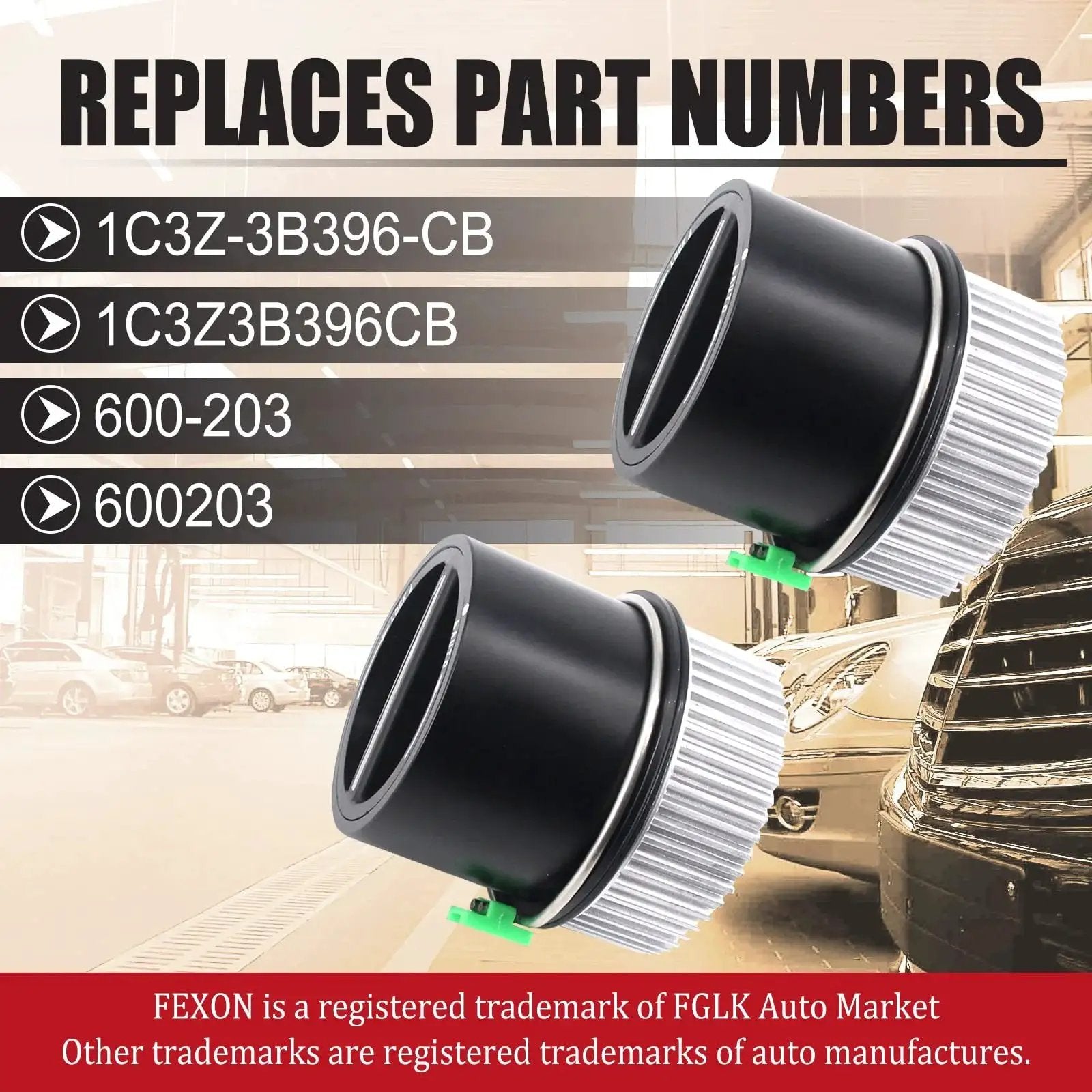 4WD Auto Locking Hub Pair Kit Replacement For Ford F-Series 1999-2004 F250 F350 F450 F550 Super Duty close-up view