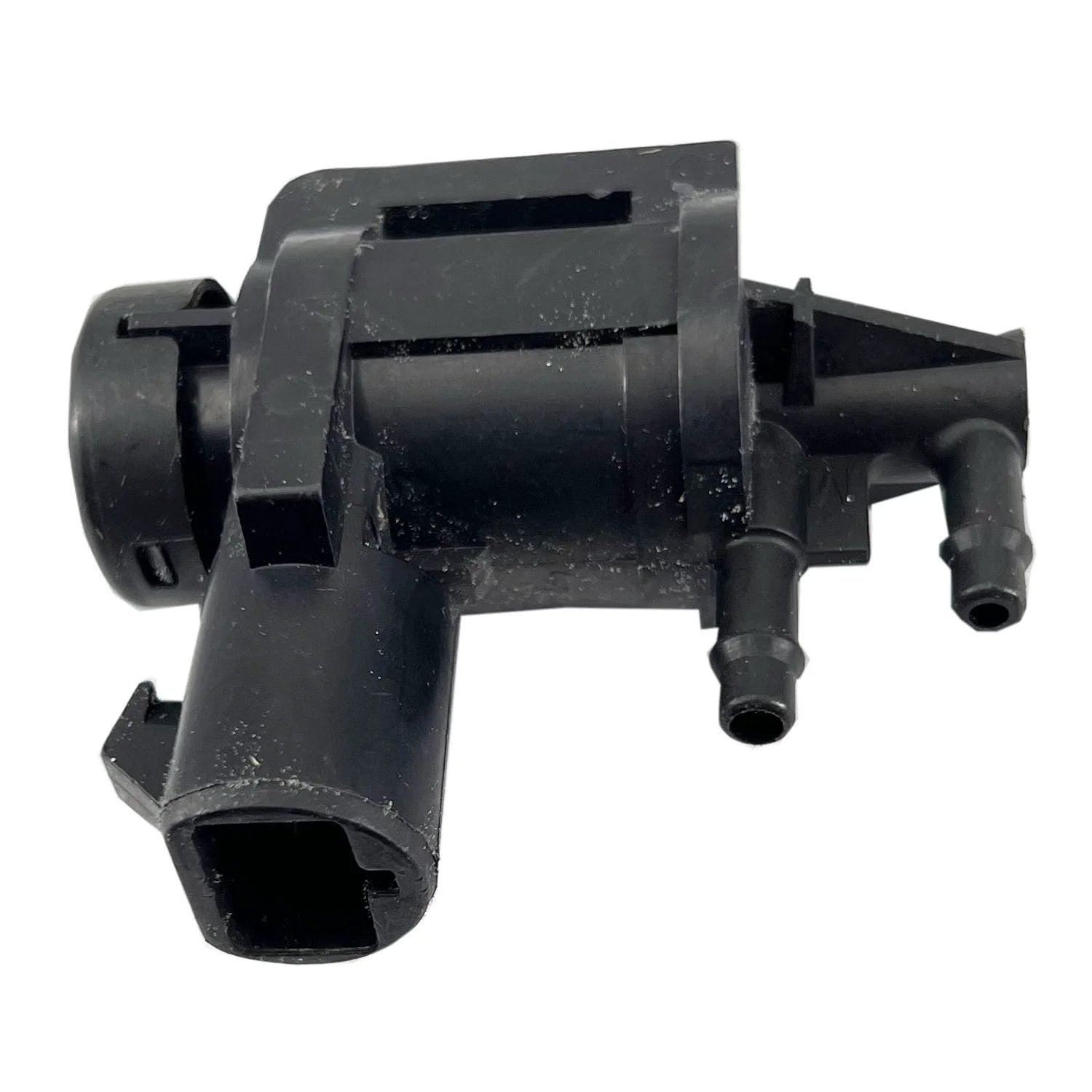 4x4 Disengage Actuator Automatic Hub Locking Vacuum Solenoid For Ford F Series 250 350 450 550 Expedition 1997 2006 Navigator 1998 2006 Mark LT 2006 2008 Replacement 6L3Z9H465B 13mm Connector Black - close-up view showing the component's design and connectors.