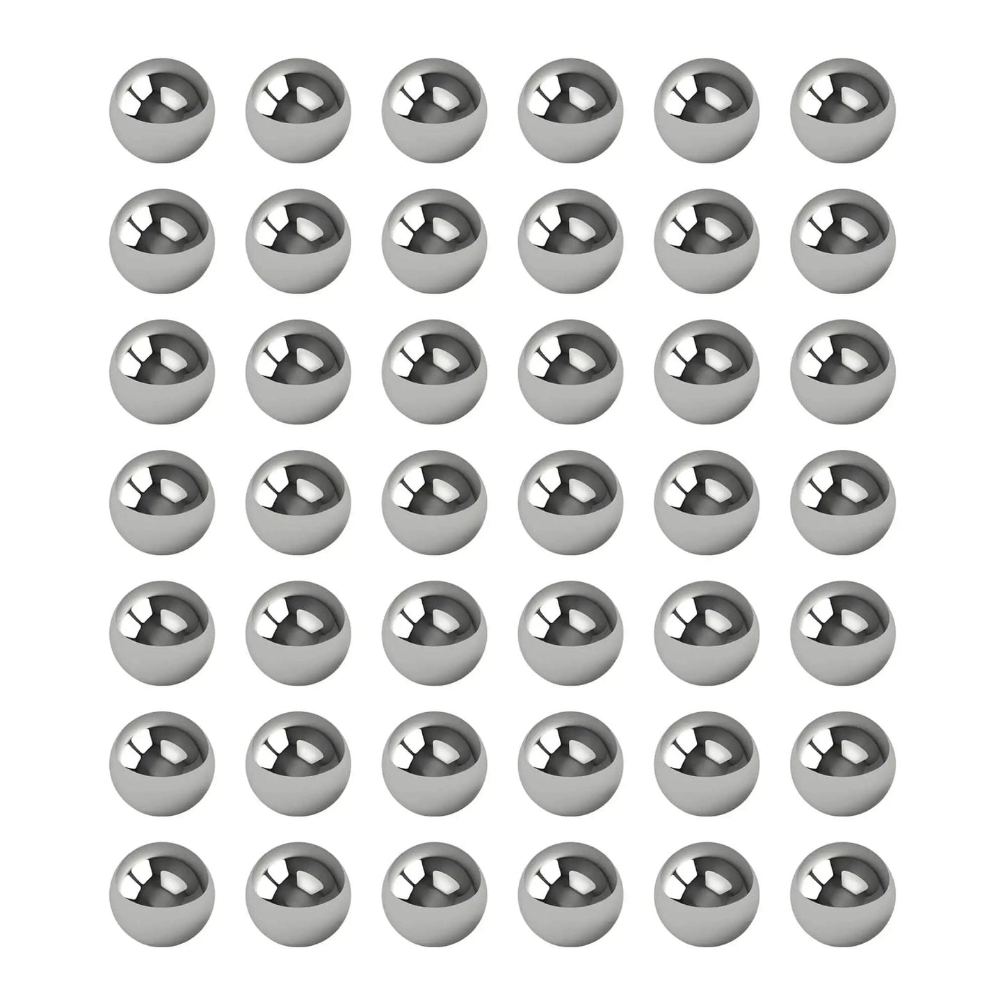 Set Of Fifty Five Millimeter 304 Stainless Steel Solid Bearing Balls For DIY Projects And Precision Machinery And Bearings Rustproof And Low Temperature Strength Durable G100 Grade