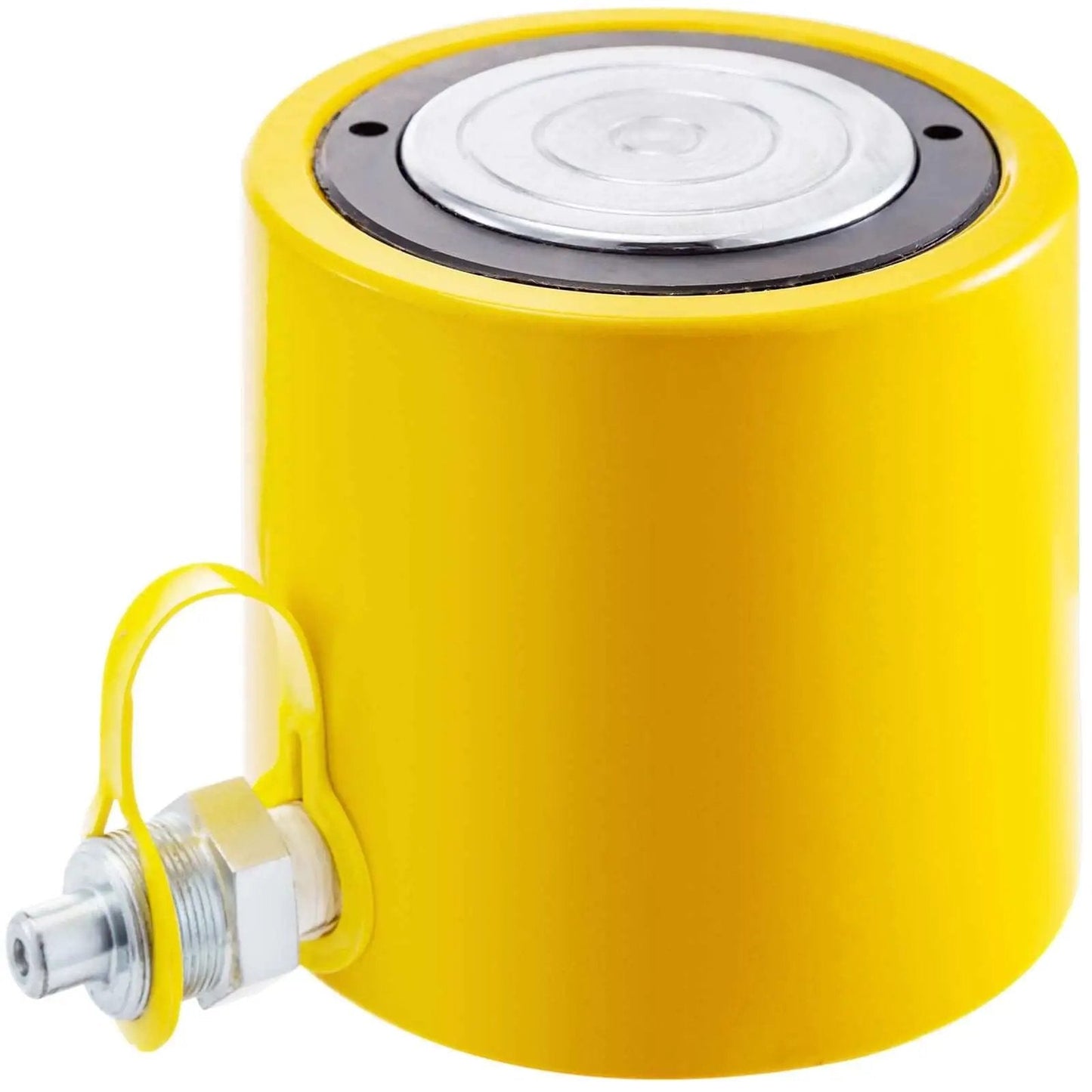 Close-up view of Beefy 50 Ton Hydraulic Jack With 2 Inch Stroke Solid Single Acting Ram Cylinder 50Mm Bore Lifting Tool For Auto Repair Heavy Equipment And Workshop Use By Mophorn.