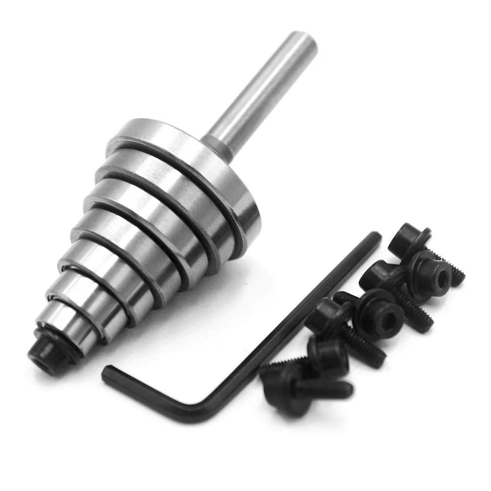 Rabbet Router Bit Bearing Replacement Kit With Seven Top Mounted Bearings For Depth Control And Quick Swaps Includes Inner Diameter Three Sixteenths Inch