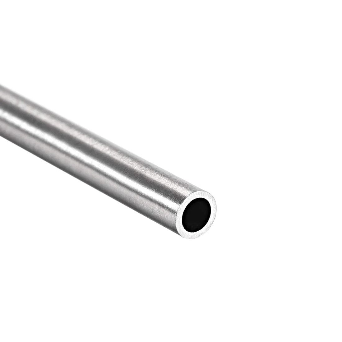 Rugged 304 Stainless Steel Round Tube 7mm OD 1mm Wall 250mm Length Seamless Pipe Tube for Metal Fabrication DIY Projects