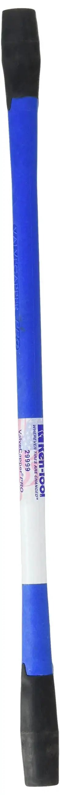 Valve Capper Pro 4 In 1 Cap And Core Remover And Installer Multi Tool with blue grip and rubber ends