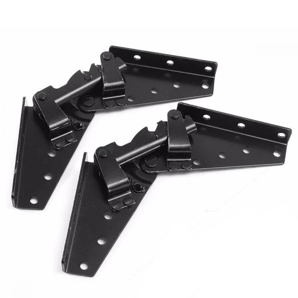 2Pcs 3 Position Adjustable Sofa Back Hinge for Sofa Bed and Furniture 230x70 Mm Black Finish 2mm Thick Hot Rolled Steel Easy Install Pair Lets You Adjust Sofa Back Height and Seamlessly Connect Armrest to Seat and Backrest