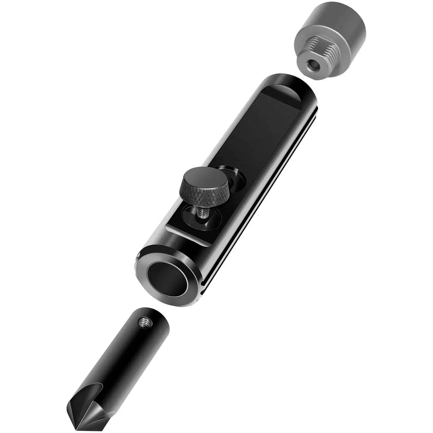 Exploded view of Tubing Deburring Tool for 3/16 to 1/2 Inch Tubing for Brake and Fuel Lines, showing components and steel material.