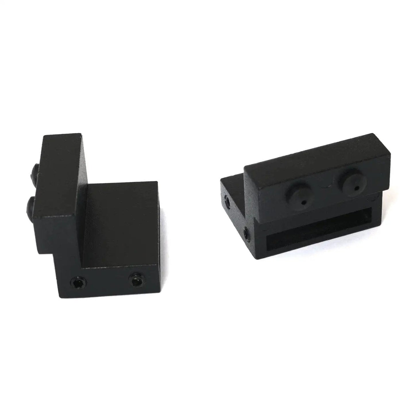 2 Pieces Barn Door Limiter Stop With Wrench Hardware Accessories Pulley Guides Aluminum Track Limiters for sliding doors