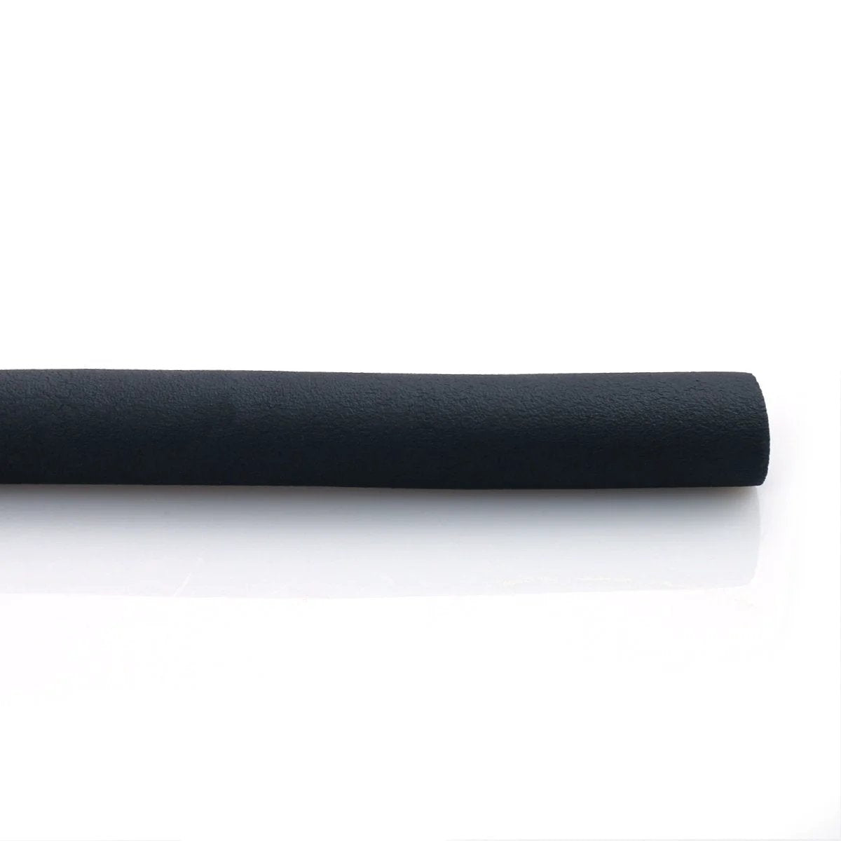 Pipe Insulation Tubing 1/4 By 3/8 Inch Heat Preservation Insulated 6 Ft Length Handle Grips 6x9mm Ideal For Hot And Cold Water Lines High Density Closed Cell Material Keeps Temperature Stable URBEST, close-up view of tubing, black rubber material.