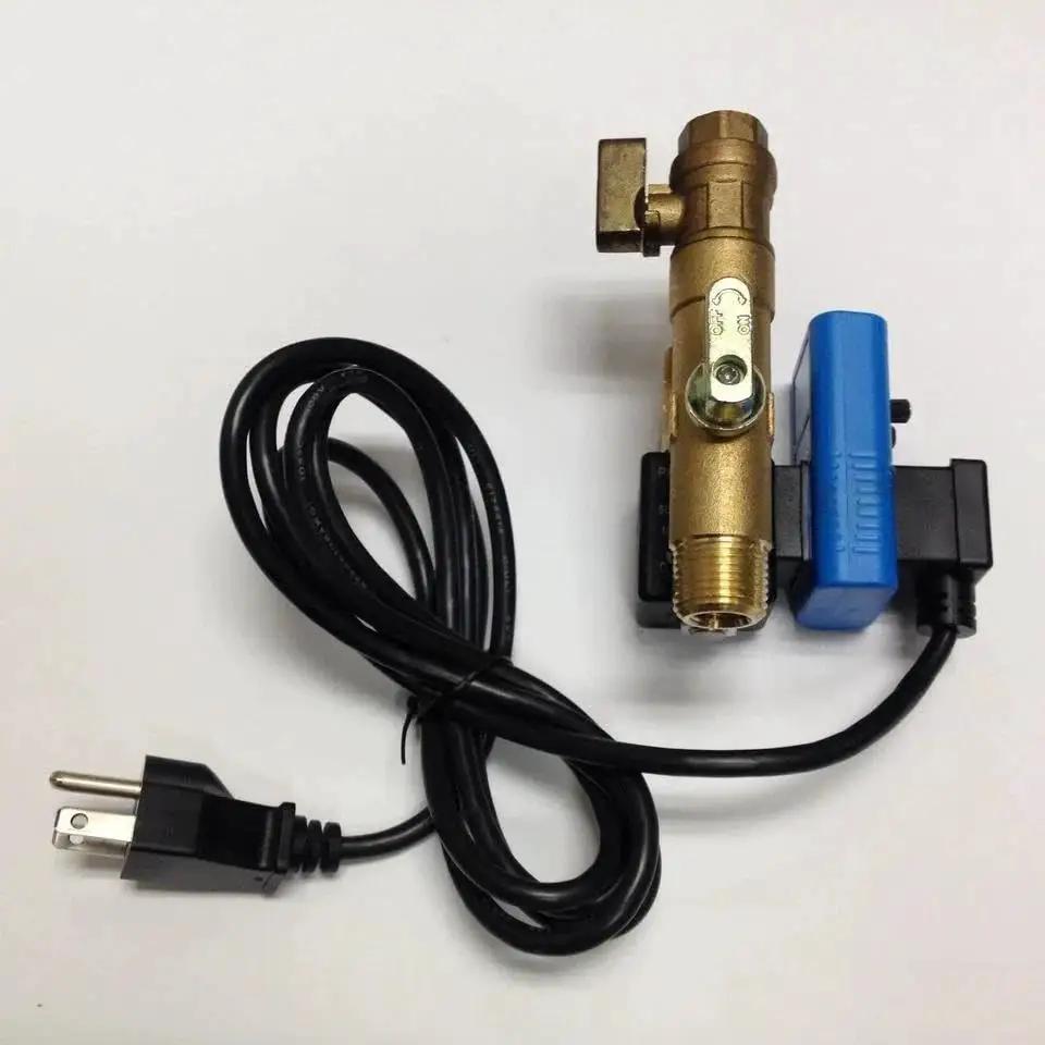 Timed Electric Auto Drain With Strainer Replacement One Quarter Inch NPT For Ingersoll Rand EAD25 BABC5025DK with LED indicator, test button, and power cord