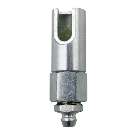 Low Profile 90 Degree Push On Slotted Grease Coupler For Hard To Reach Fittings With Easy Adapter Use Quick Lubrication Access For Automotive And Machinery Maintenance Handy Right Angle Grease Connector
