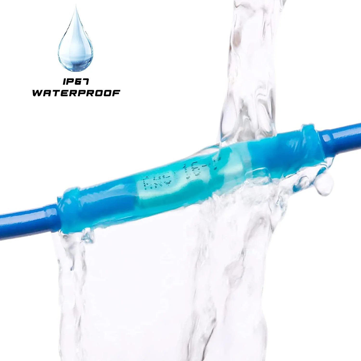Heat Shrink Butt Connector Pack 200 Pieces Waterproof Crimp Electrical Wire Connectors for Automotive Marine and Home Wiring