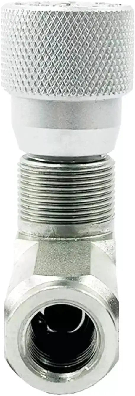 Workhorse Hydraulic Flow Control Needle Valve Three Eighths Inch NPT Female To Female Throttle Check Valve 5800 PSI
