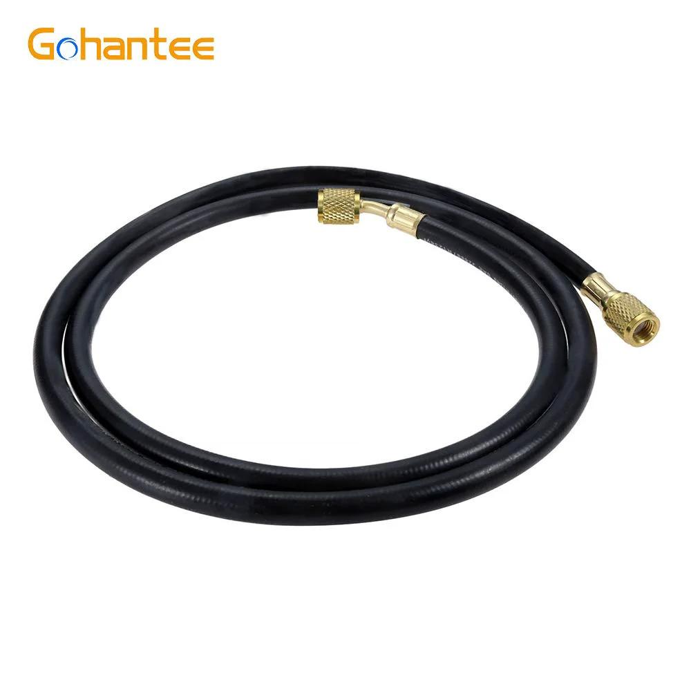 Pro Grade Heavy Duty R410A Refrigerant Charging Hose Set, 59 Inch Length With Quarter Inch SAE Female Flare, 800 PSI Working Pressure