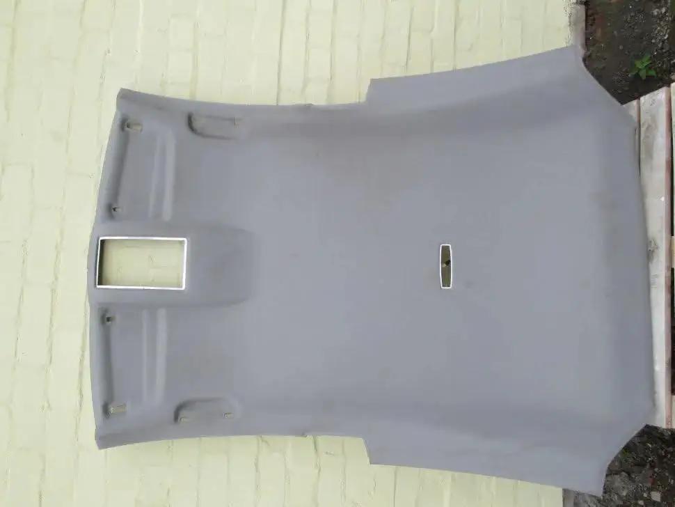 Mesh Headliner Fabric With Foam Backing For All Vehicles 60x40 In Light Grey displayed flat on a surface.