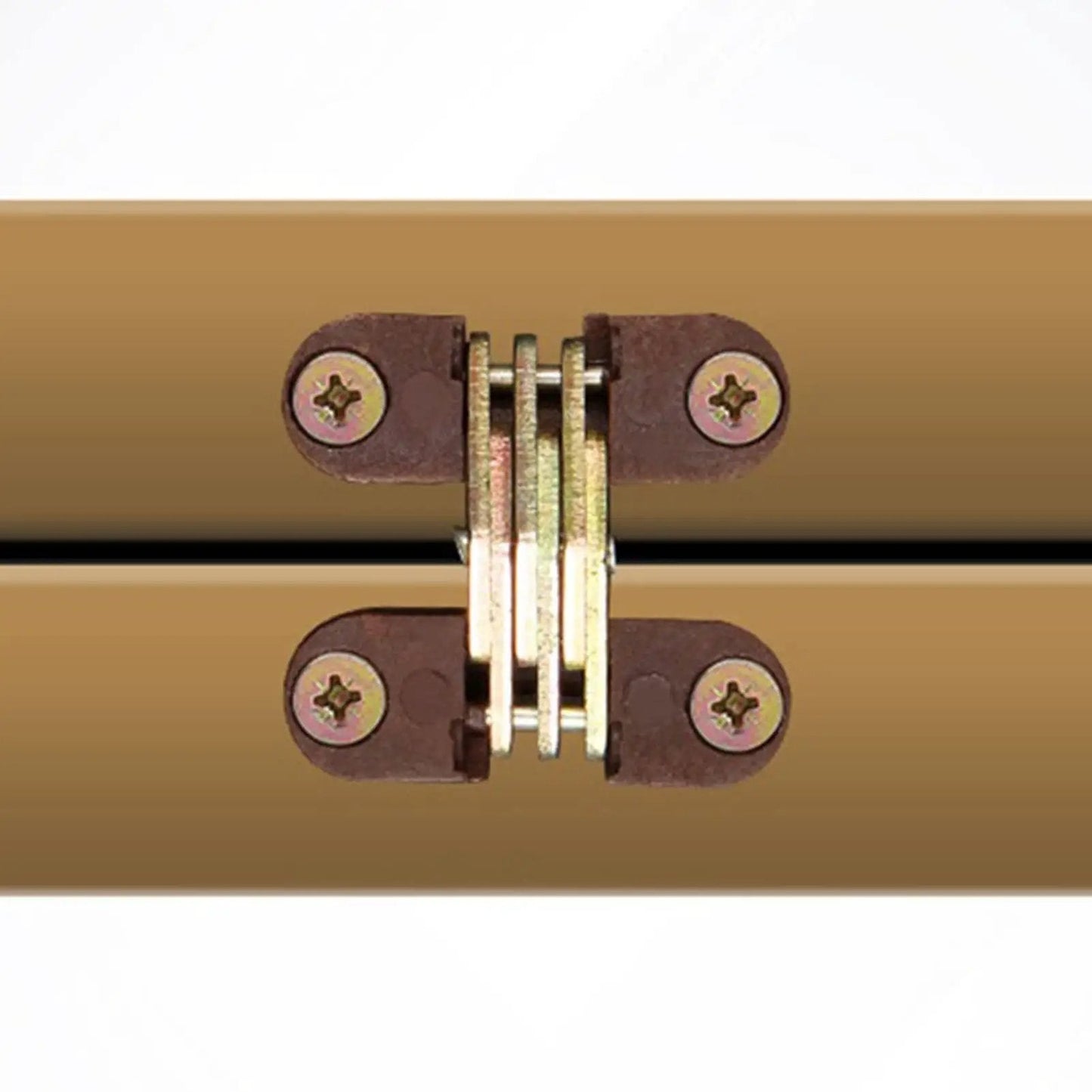6 Pack Hidden Folding Door Barrel Cross Hinges For Dining Tables Plastic Invisible Concealed Hinges Easy Install High Load