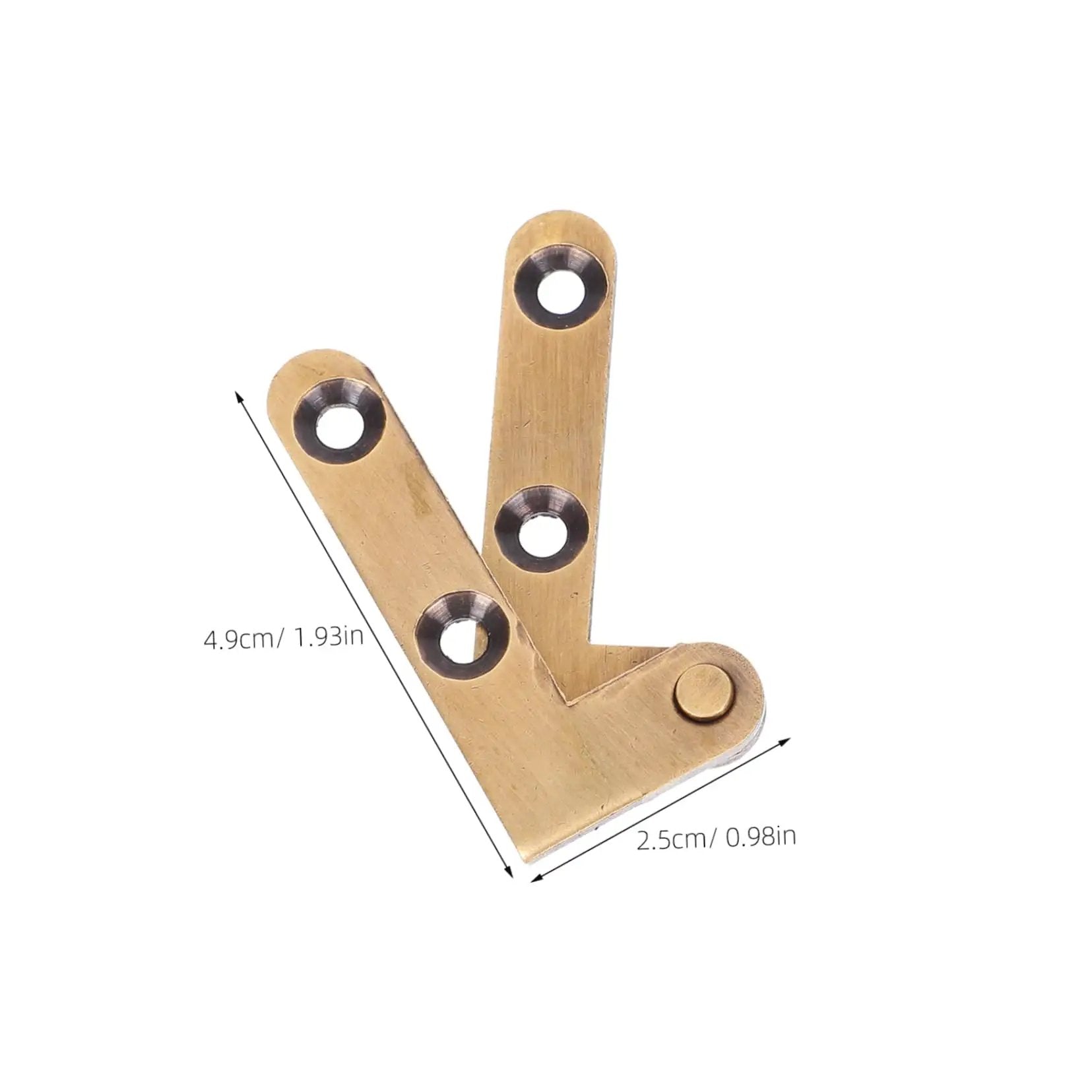 Heavy Duty Brass Pivot Hinge For Wood Doors With Silent Operation And Hidden Bookcase Door Hardware For Invisible Cabinet Hinges In Home And Office 2 Pack Galpada, front view