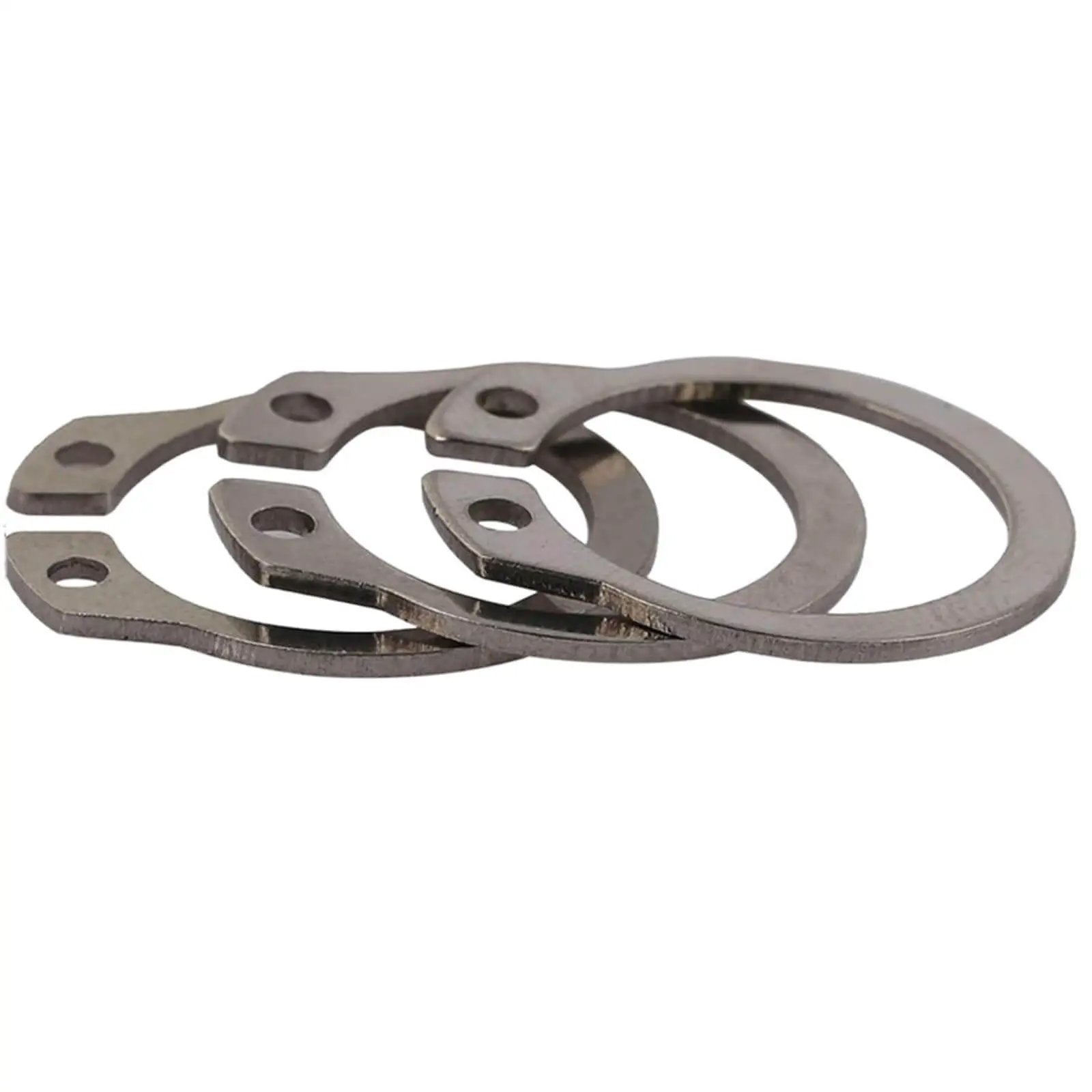 Heavy Duty Stainless Steel Snap Rings Set for 18mm and 36mm Shafts C Type External Circlips DIN471 304 Stainless Steel High Temp