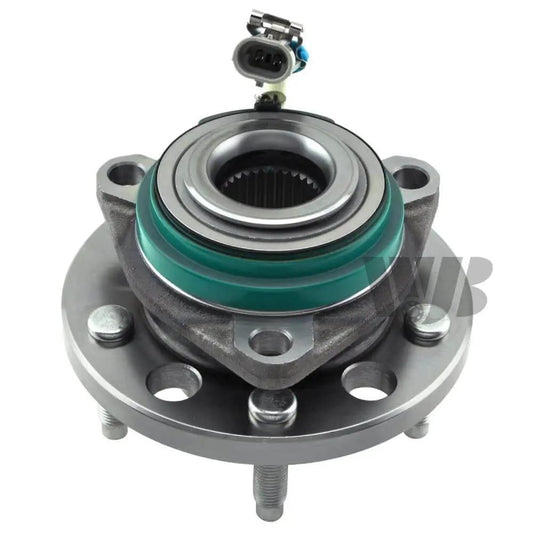 Heavy Duty Front Wheel Hub Bearing Assembly WA513087HD with ABS Sensor and Sealed Unit, OE Fit, 1 Pack