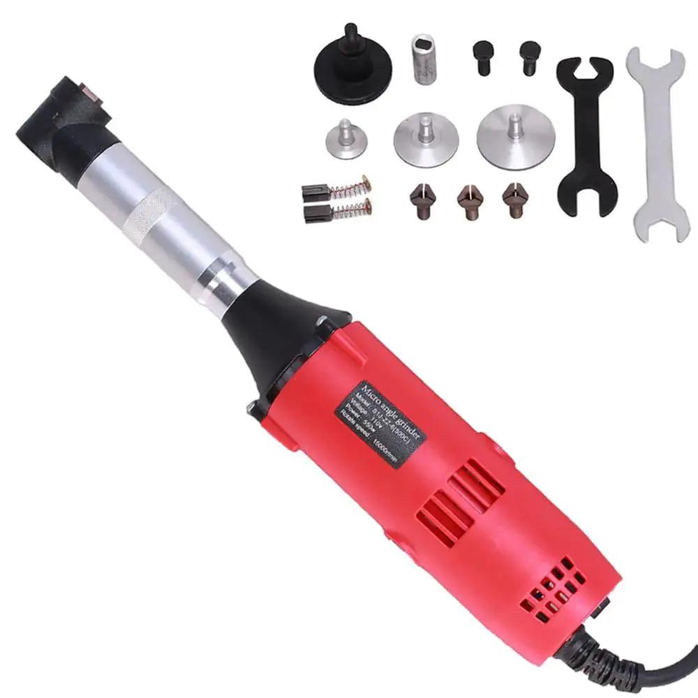 Beast 550W Corded Die Grinder Sander Polisher with accessories by VOTOER, featuring red casing and various attachments
