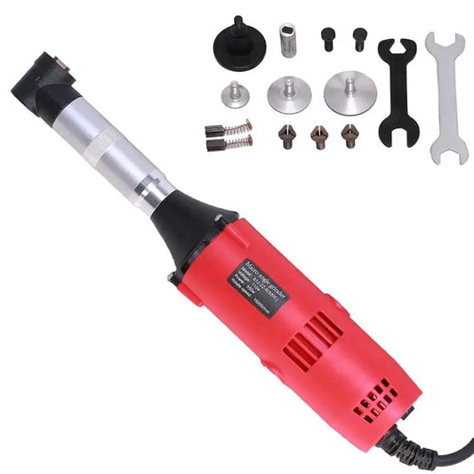 Beast 550W Corded Die Grinder Sander Polisher with accessories by VOTOER, featuring red casing and various attachments