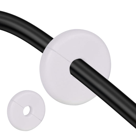 2 Pack Wall Grommets For Cables, No Fuss Wall Cable Pass Through Kit For Ethernet And Starlink Cables, Cable Routing Bushing Through, Wall Hole Grommets That Protect Wires From Wear And Tear, Fits Cables Under 10 Mm