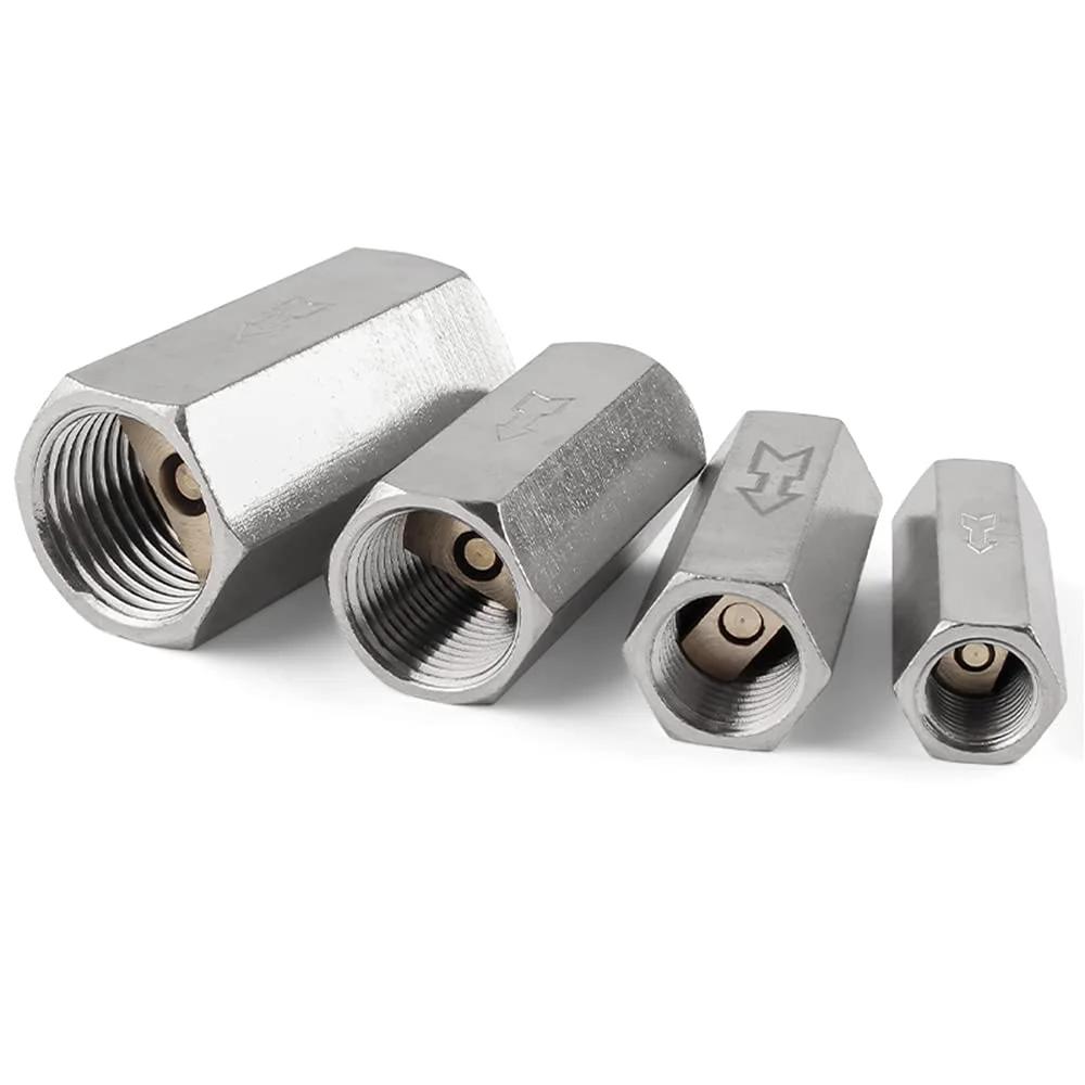 One Way Air Check Valve Copper Body G One Quarter Inch Female Threaded Full Port Water Line Valve Pack Of 2 Joywayus Durable Non Return Check Valve Set