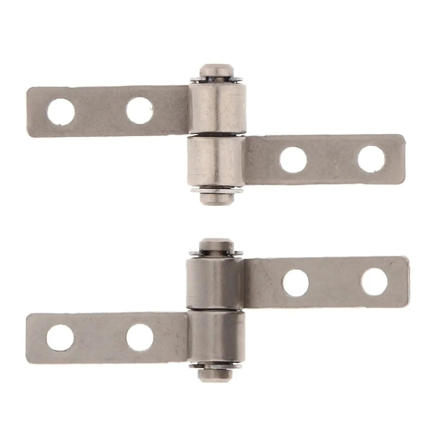 Two Pack Nickel 0.1 N.m 360 Degree Rotation Torque Type Friction Positioning Hinges With 3.3 mm Holes And 19 mm Length For Automotive Use