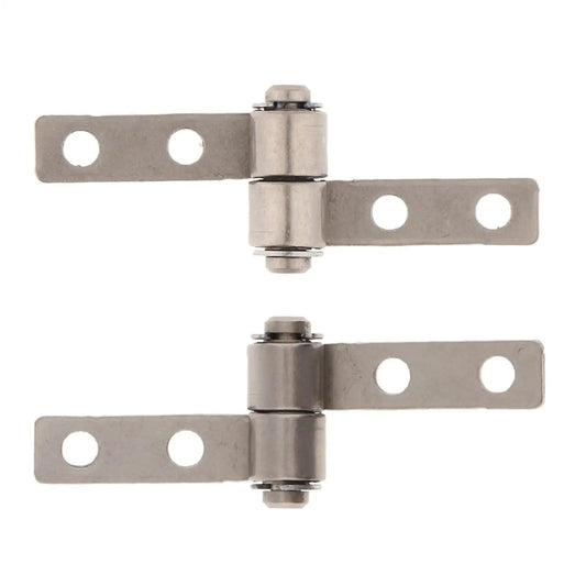 Two Pack Nickel 0.1 N.m 360 Degree Rotation Torque Type Friction Positioning Hinges With 3.3 mm Holes And 19 mm Length For Automotive Use