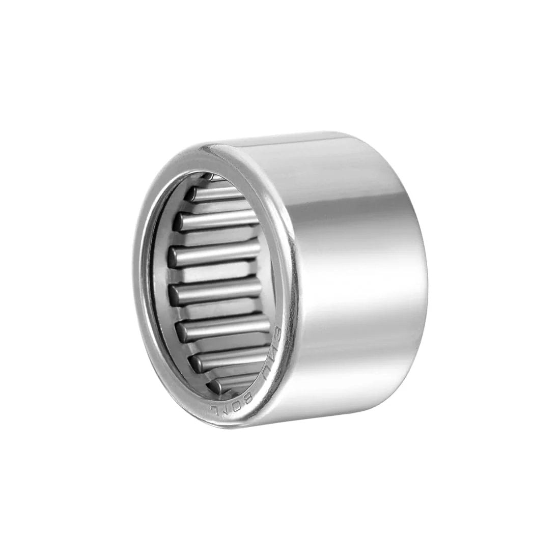 SCE108 Needle Roller Bearing Set With Drawn Cup Open End Five Eighths Inch Bore Thirteen Sixteenths Inch OD Half Inch Width side view