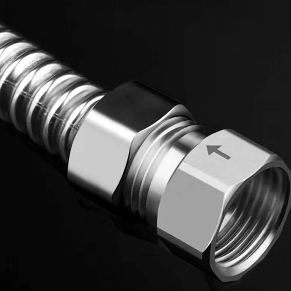 Close-up of Stainless Steel 1/2 Inch Female to 1/2 Inch Male Check Valve One Way Non Return Water Backflow Preventer