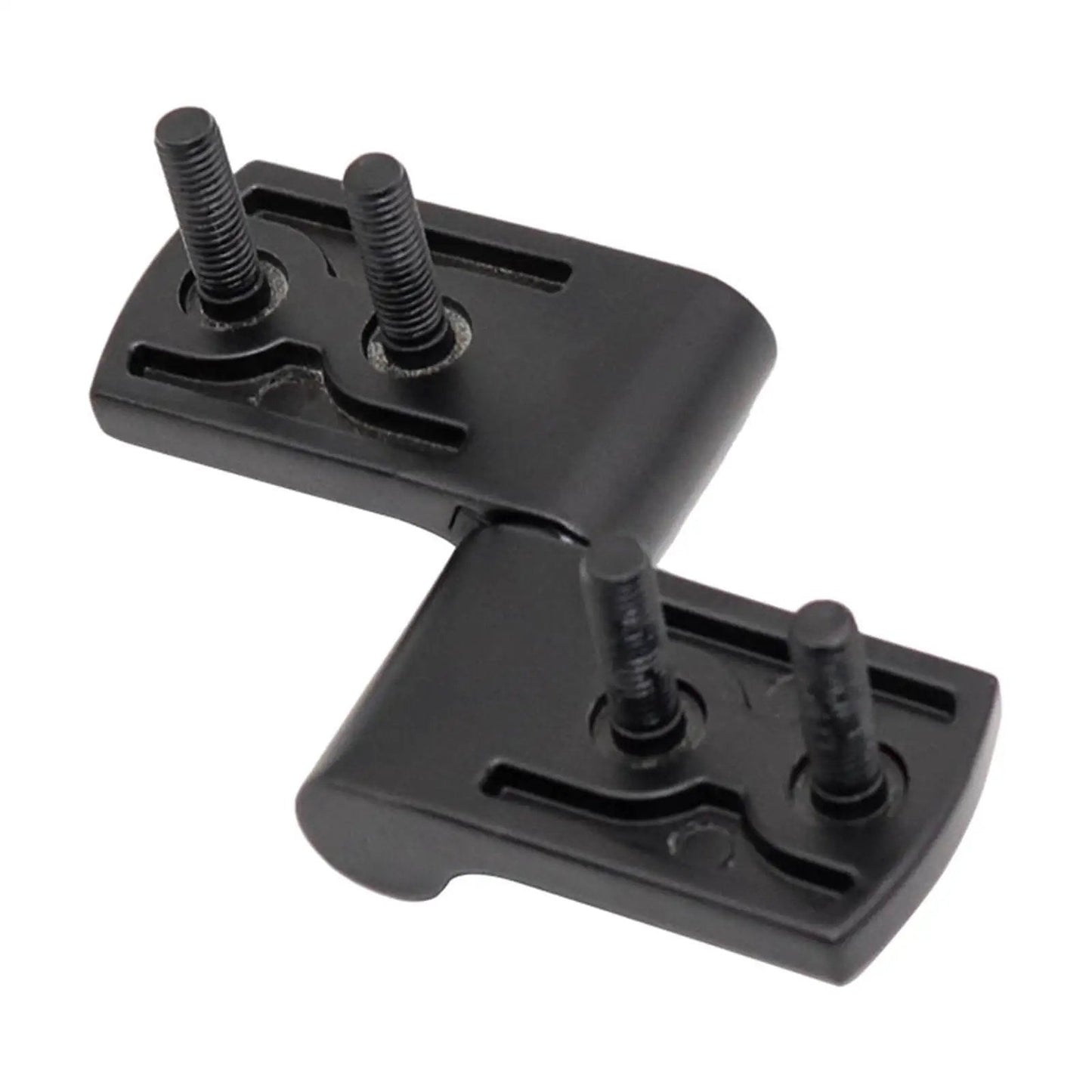 360 Degree Torque Hinges With Friction Positioning For Cabinets And Doors Beefy Heavy Duty Matte Black Zinc Alloy Industrial Hardware 1 Piece Torque Rating Two Point Six Ideal For Home And Commercial Projects HFK86, close-up view