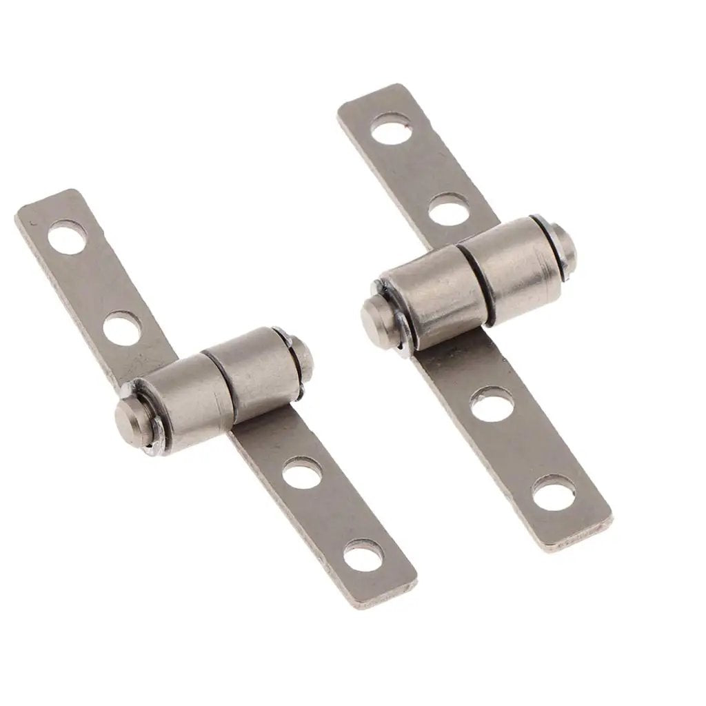 Two Pack Nickel 0.1 N.m 360 Degree Rotation Torque Type Friction Positioning Hinges With 3.3 mm Holes And 19 mm Length For Automotive Use
