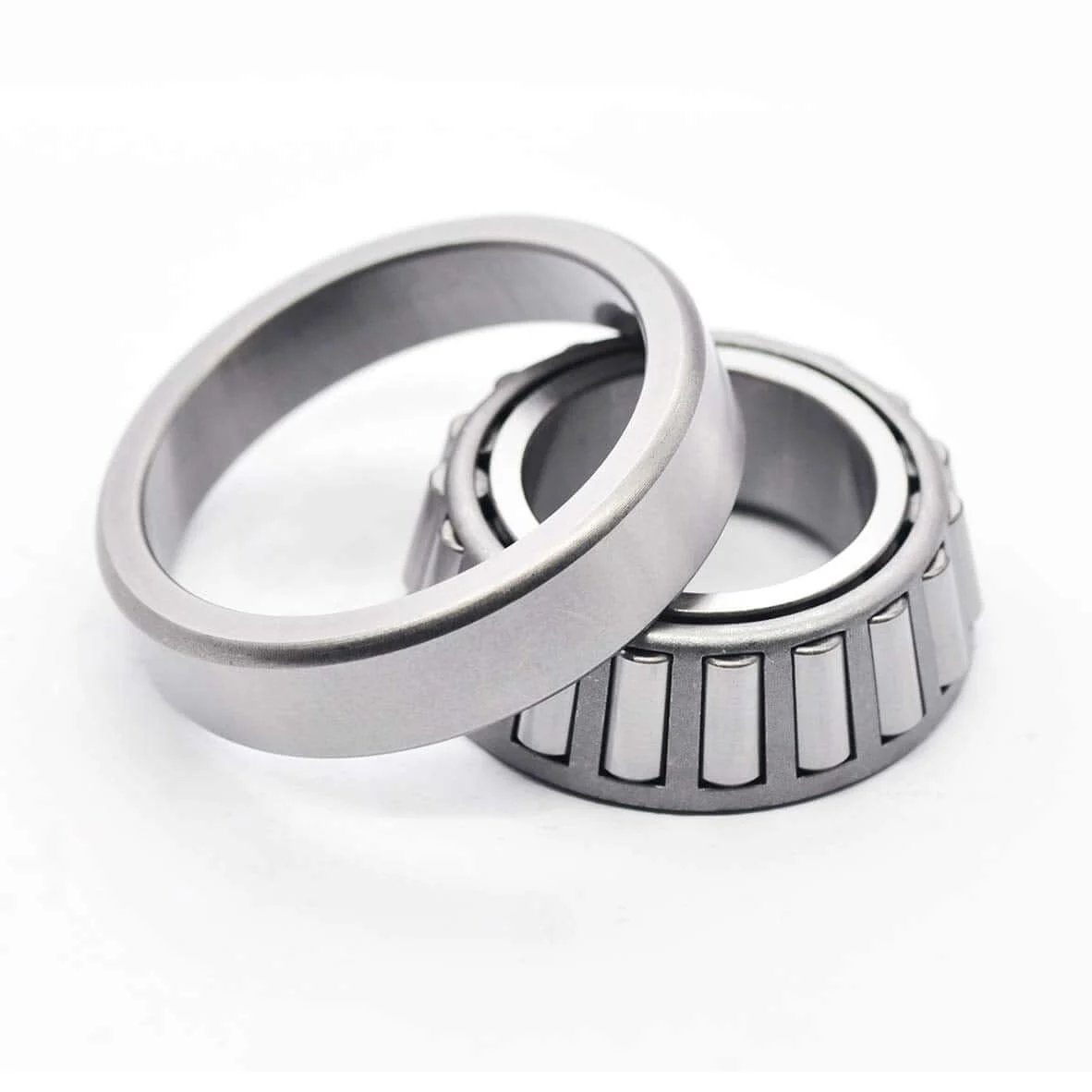 25580/25520 Tapered Roller Bearing Cup and Cone Set, metal parts, side view, showing two-piece assembly structure.