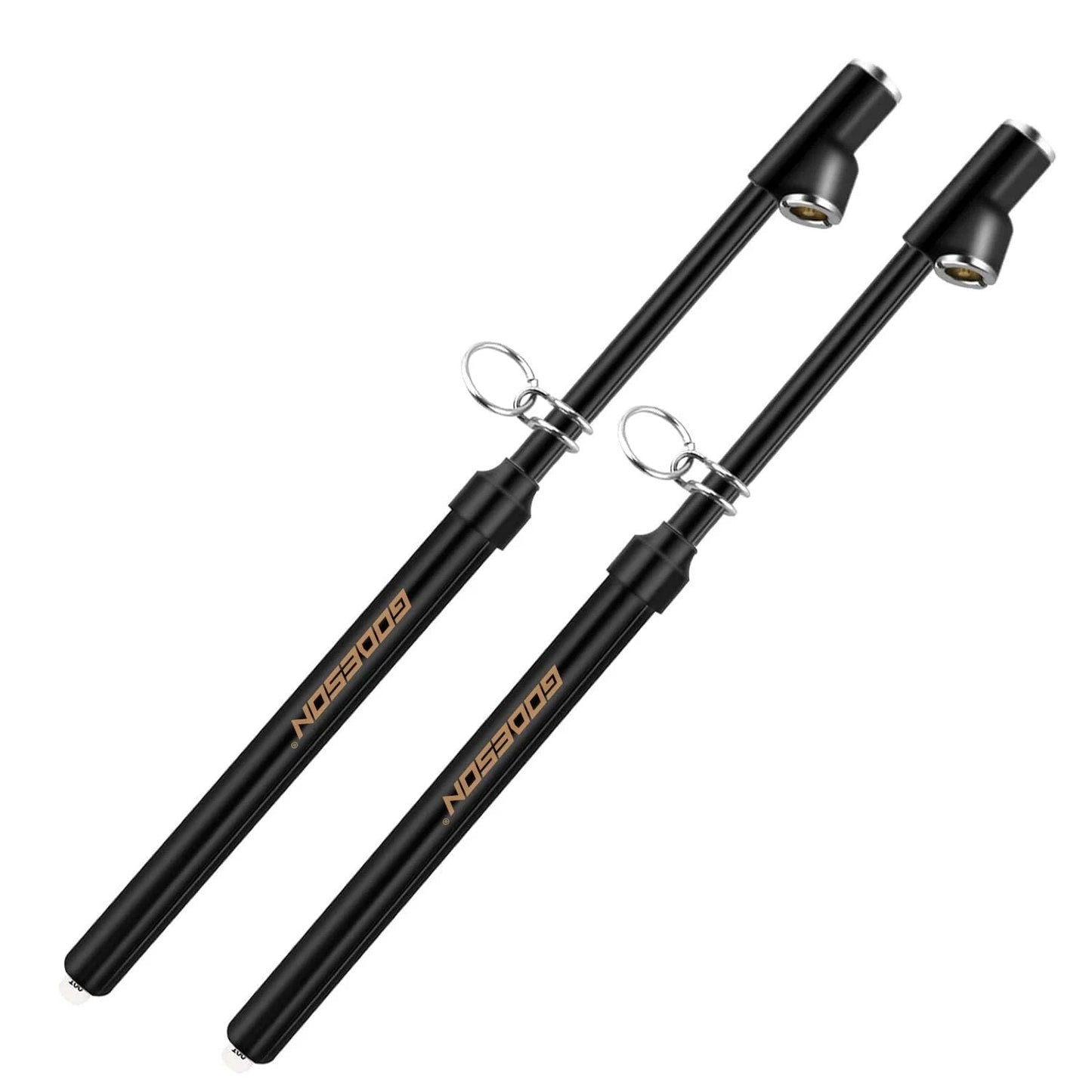 Dual Head Tire Pressure Gauge Pencil Style 10-150 PSI Heavy Duty Truck Air Gauge Pack Of 2 With Zinc Alloy Body