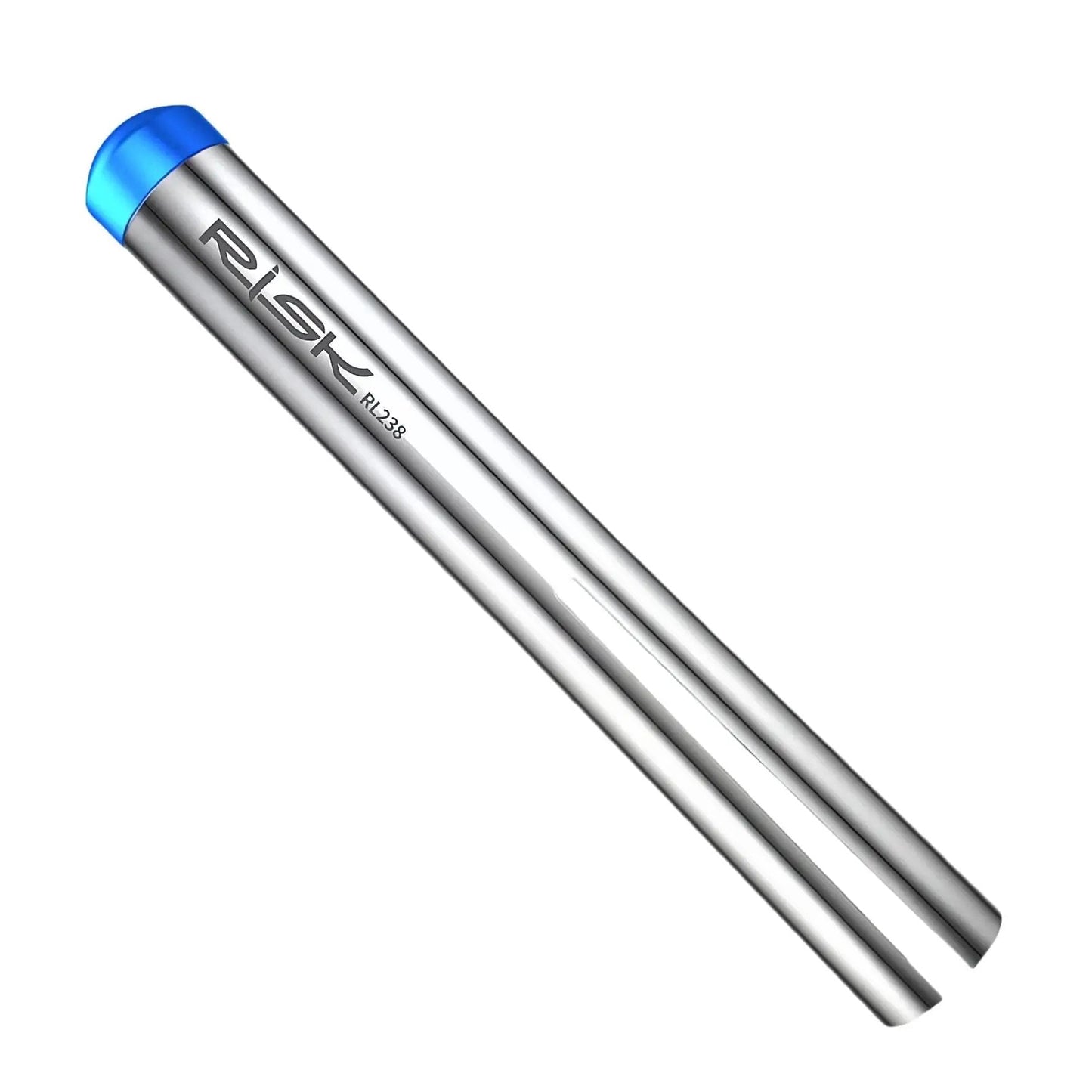 Bottom Bracket Bearing Press Tool For 22 To 24 Mm Spindles with silver alloy body and blue cap