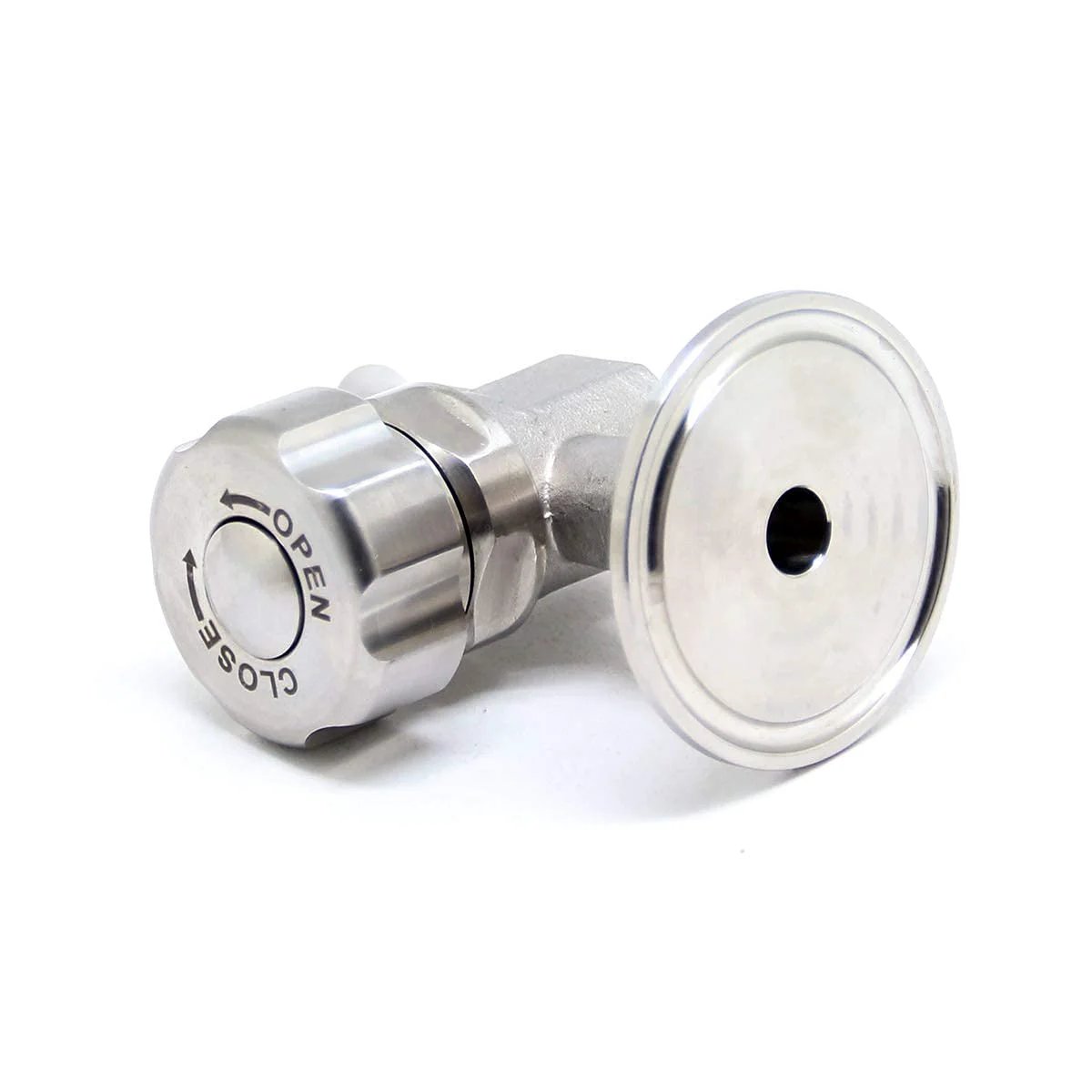 One Point Five Inch SS304 Stainless Beer Sampling Valve With Clamp End 2 Pack For Homebrewers, Food Grade Silicone Seal, 150 PSI, 1.5 Inch Tri Clamp, Handwheel, Easy Install, Smooth Operation For Draft Systems And Homebrewing