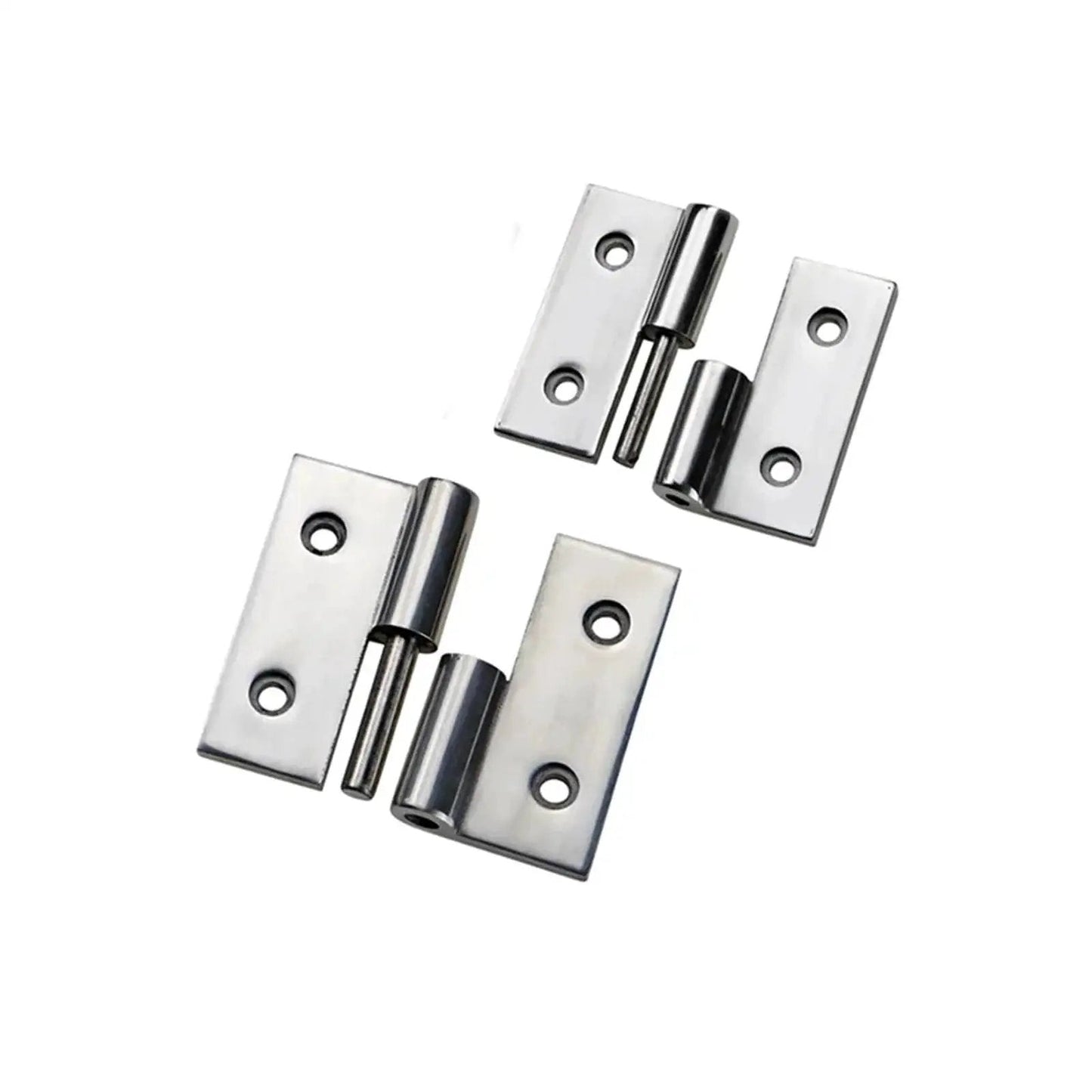 Removable Heavy Duty Hinges Made From 304 Stainless Steel With High Load Bearing Capacity 75 By 75 Left Hand 1 Piece Durable Rustproof