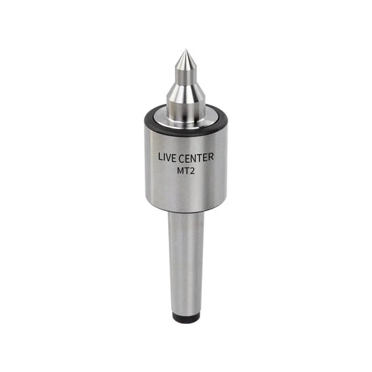 MT2 Live Tailstock Center Long Nose 60 Degree Point With Triple Bearings for metal and wood lathes medium duty accessory