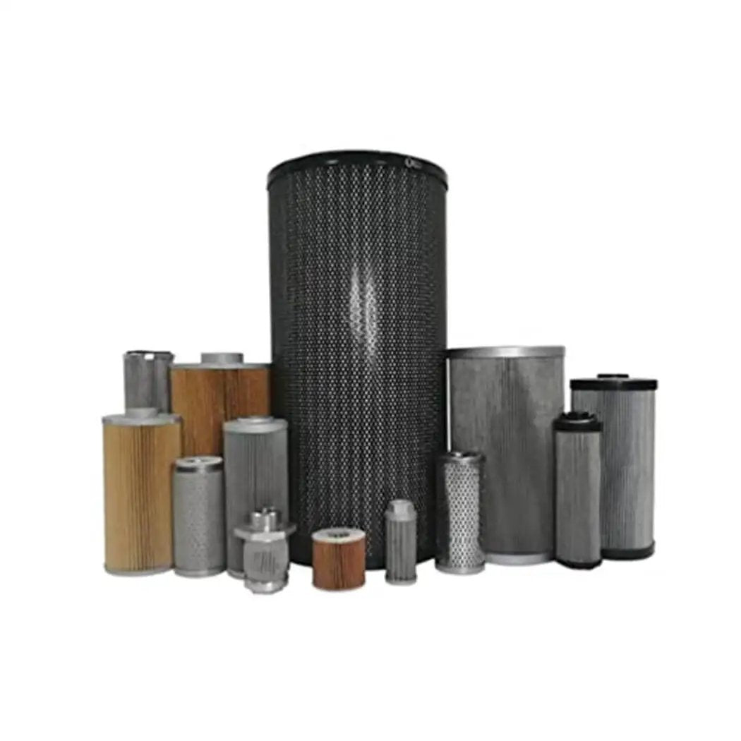 Assorted hydraulic filter cartridges with Single Hydraulic Filter Element R928035641 for industrial equipment.