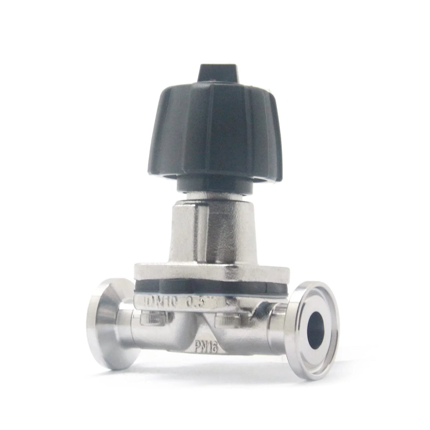 Stainless Steel 316 Diaphragm Valve Half Inch Tri Clamp Type With EPDM And PTFE Membrane Twenty Five Point Two Clamp Flange For Pharmacy